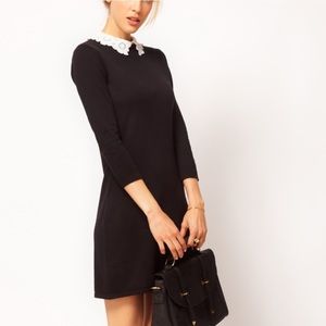 ASOS Lace Collar Dress